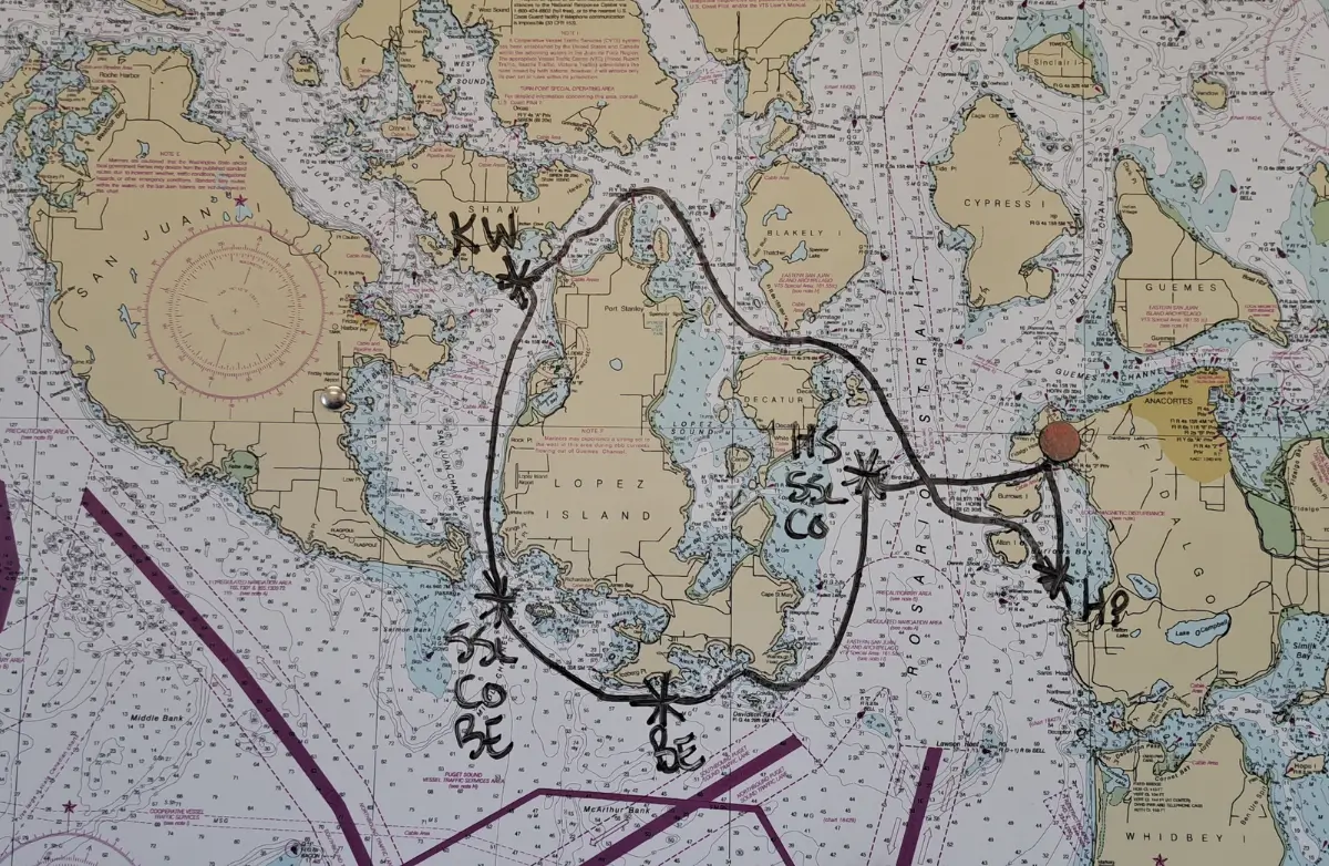 1 Whale Tour Map of Skagit Valley