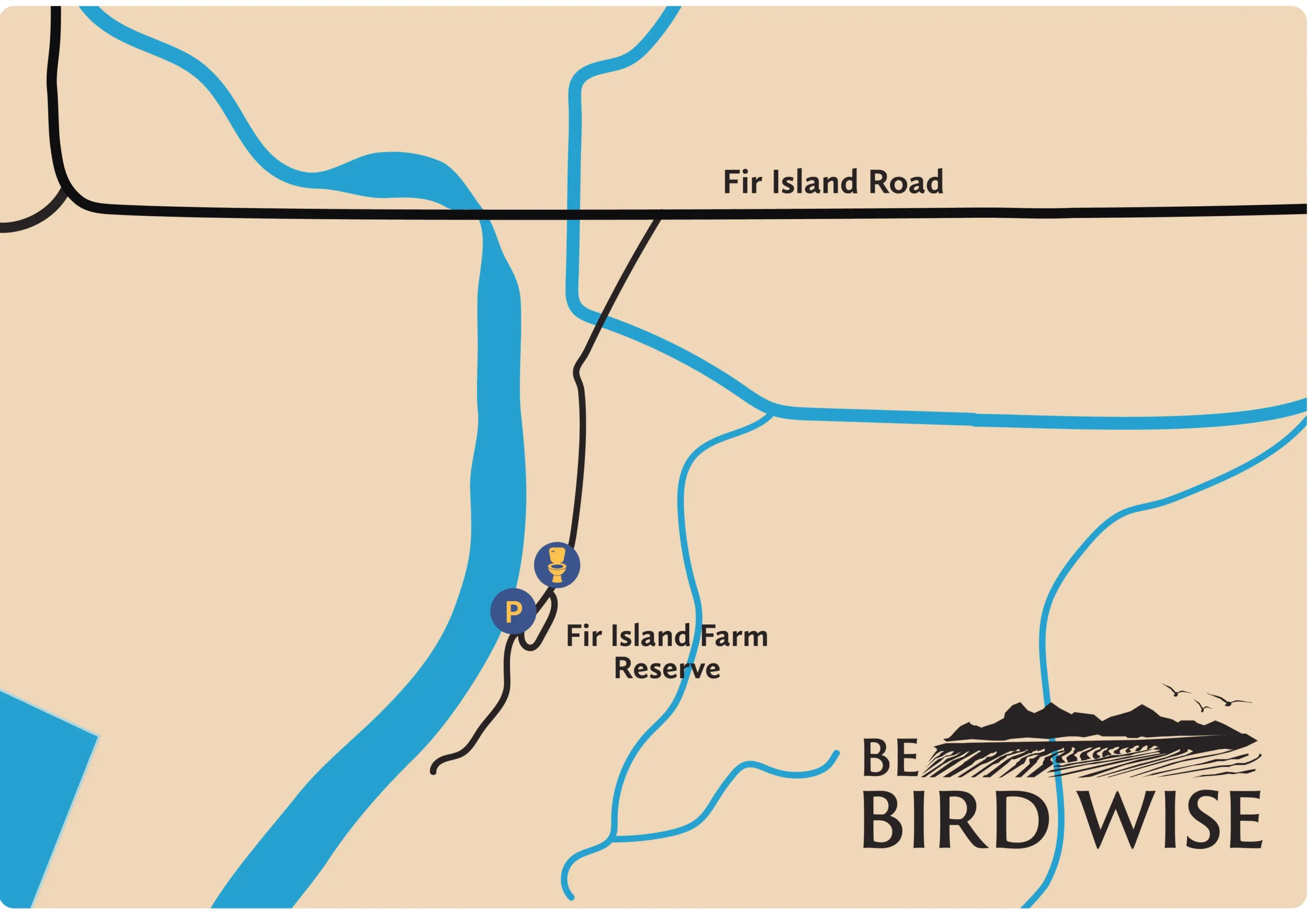 Fir Island Bird Map