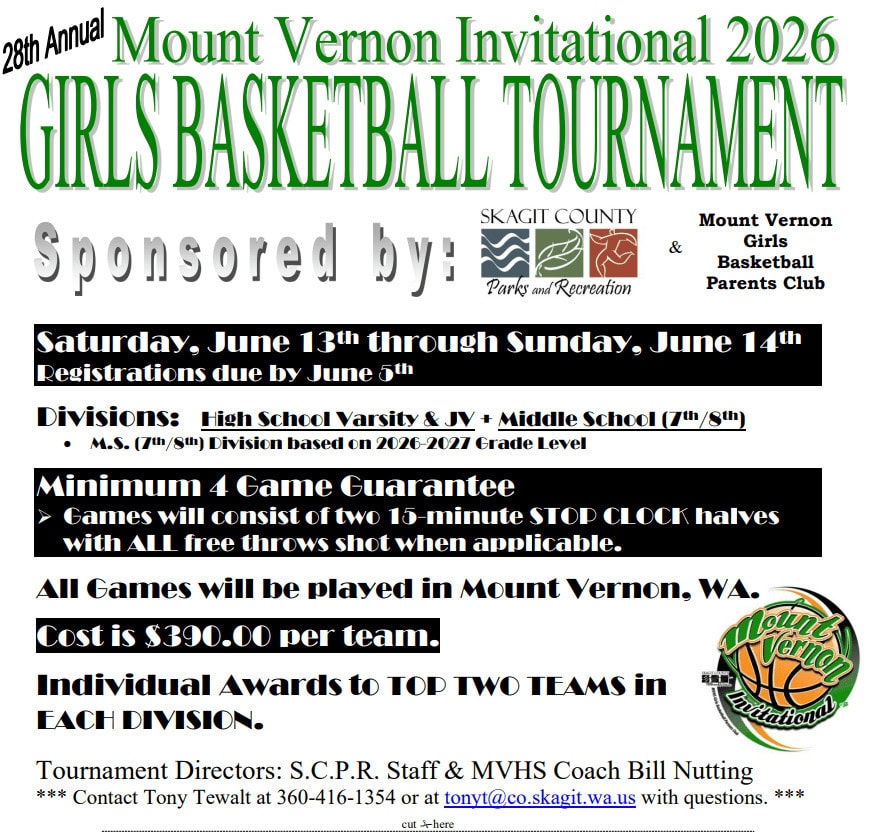 28 Annual Mount Vernon Invitational 2026 Girls Basketball Tournament 2026 Image