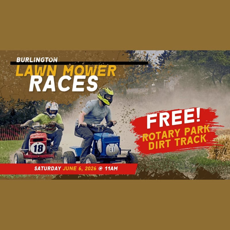Burlington Lawn Mower Races 2026 Image