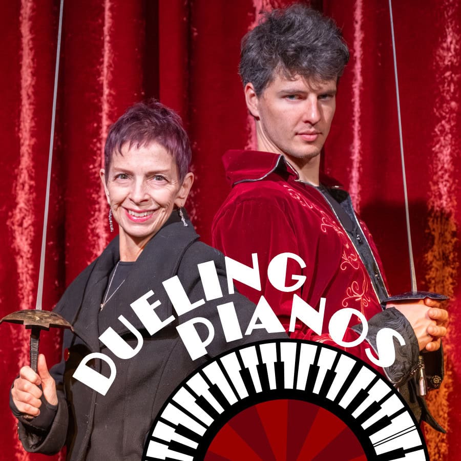 LIVE: DUELING PIANOS with DONNA RAY & HUNTER DUNN Image