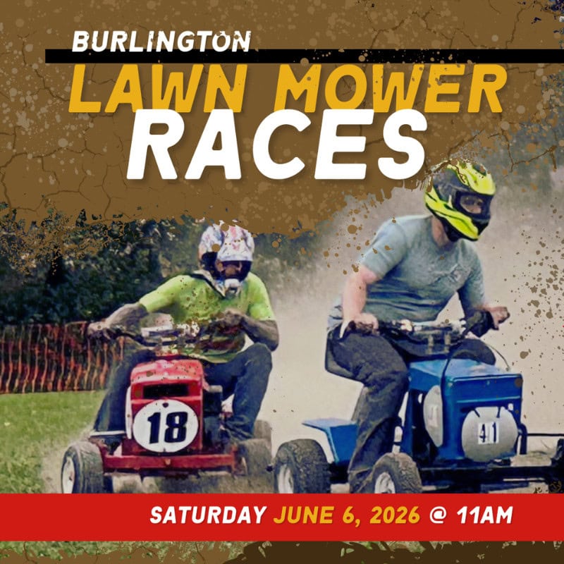 Burlington Lawnmower Races Image